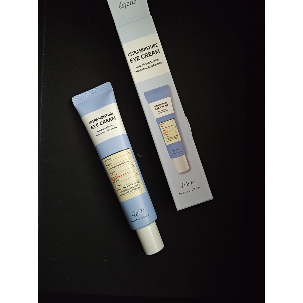 esfolio Ultra Moisture Eye Cream Hyaluronic Acid Complex Korean 1.35 Fl oz‎ New